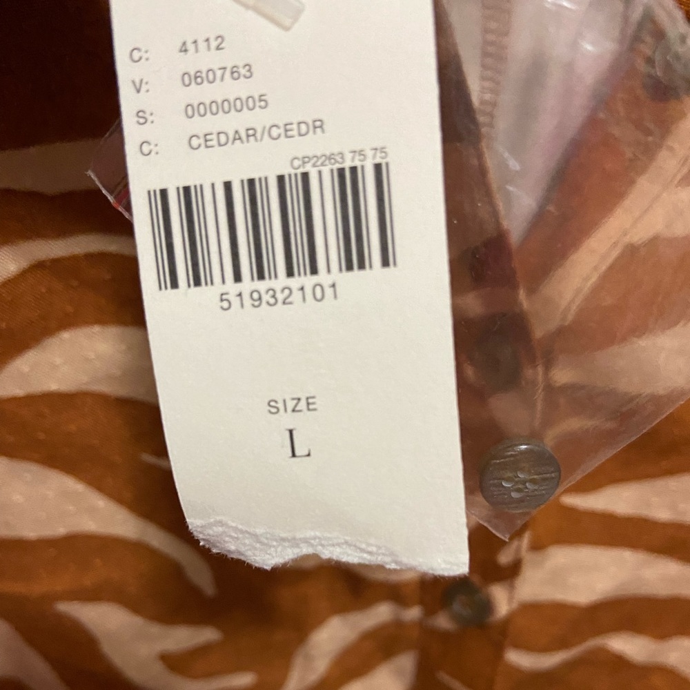 Maeve By Anthropologie NWT Cedar Windham Tunic Size Large - Picture 7 of 7